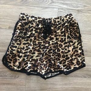 Leopard Print Shorts